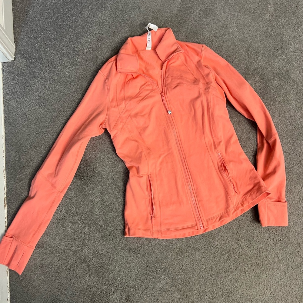lululemon athletica Coral define  Jacket size 10